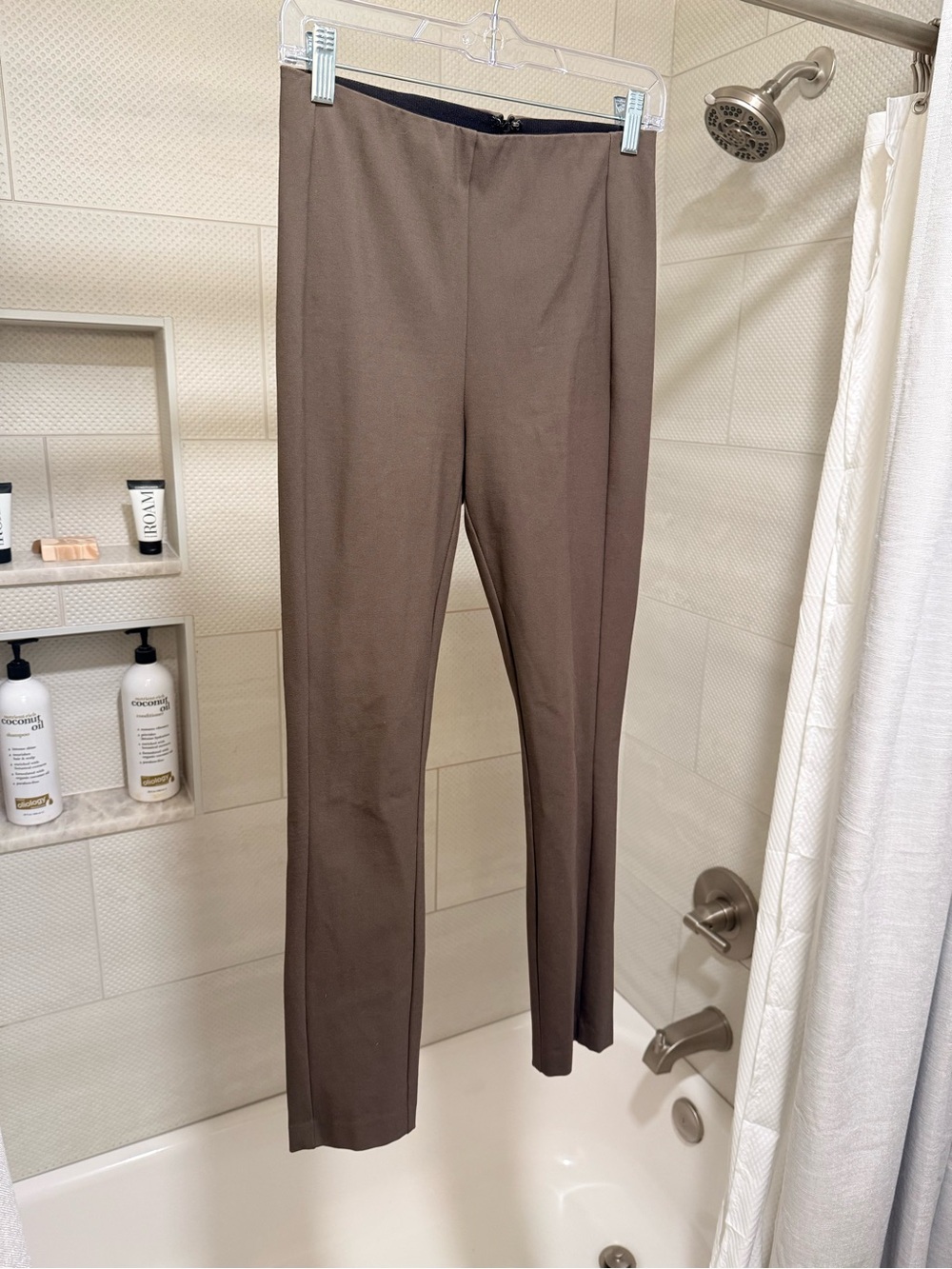 rag & bone Size 4 Slim Straight Pants in Brown/Khaki/Gray